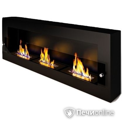 Биокамин ЭкоЛайф Fire Line Glass black burgundy в Верхней Пышме